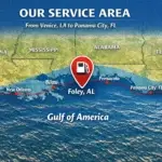 United Fuel Direct Service Ar4ea Map